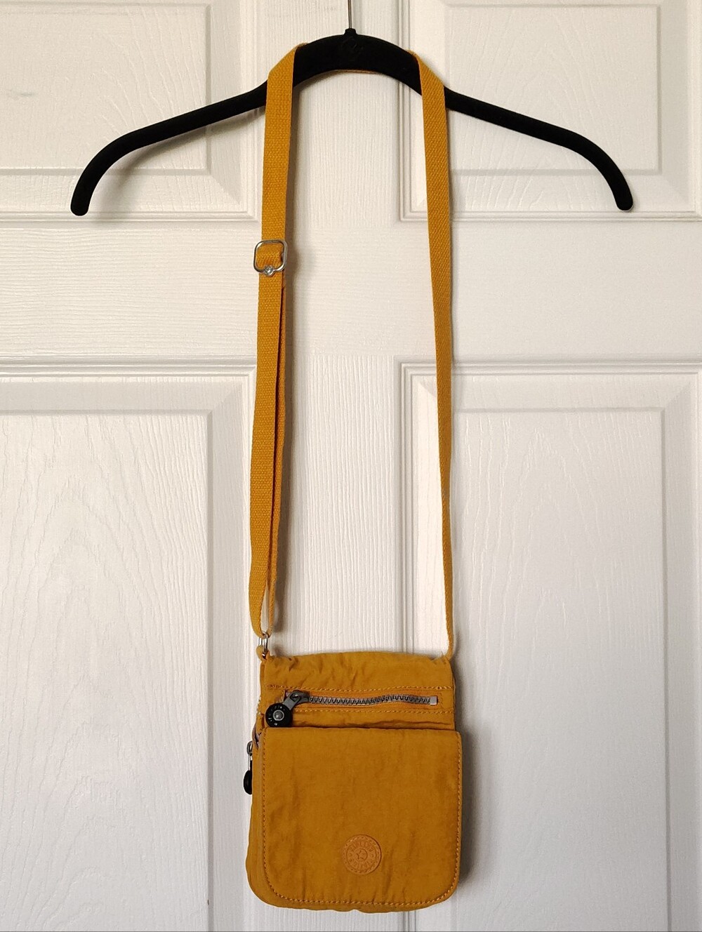 Kipling New Eldorado Mini Crossbody Bag Spicy Gold Yellow Travel Organizer
